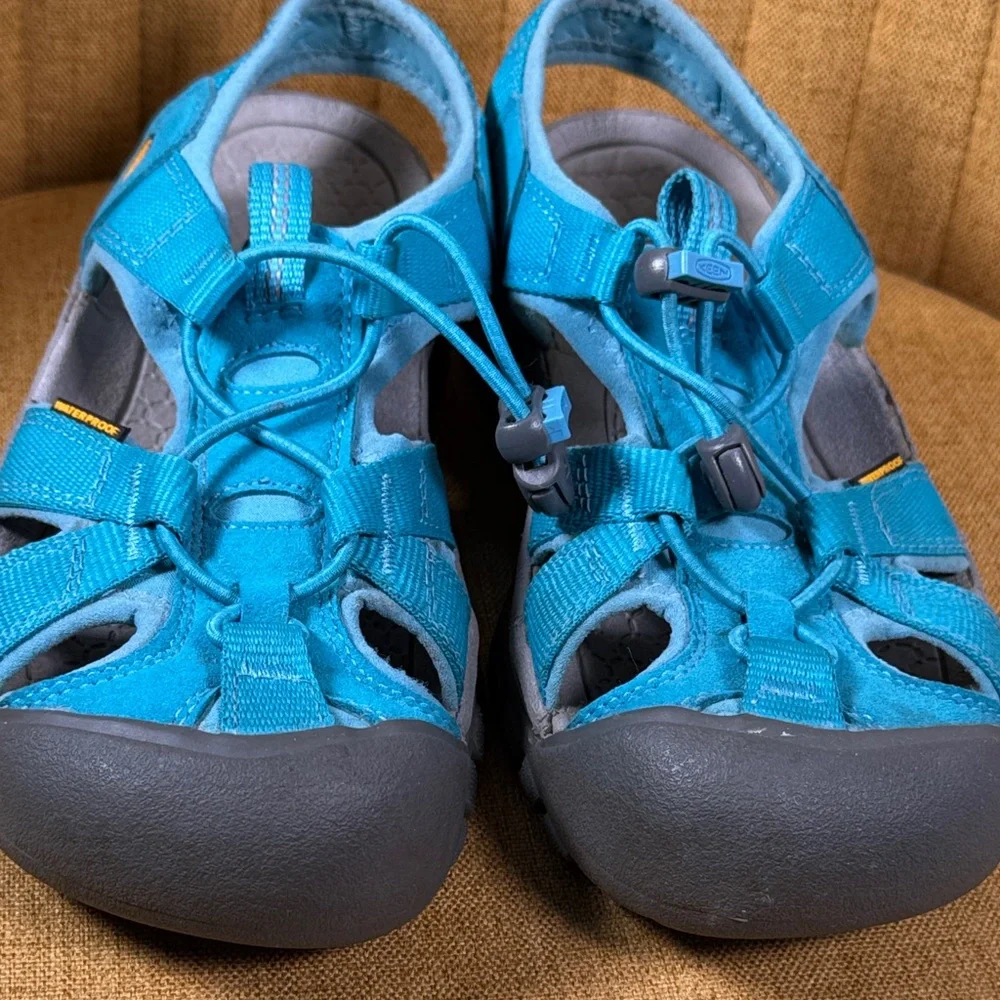 Keen Kids Teal and Gray Sandals - Picture 5 of 9